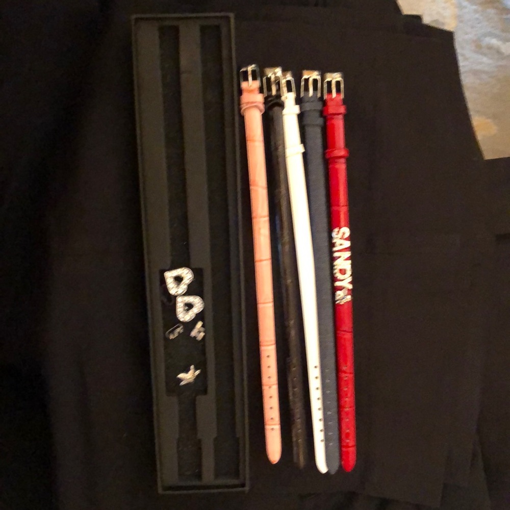 Diamonique bands - multiple colors.